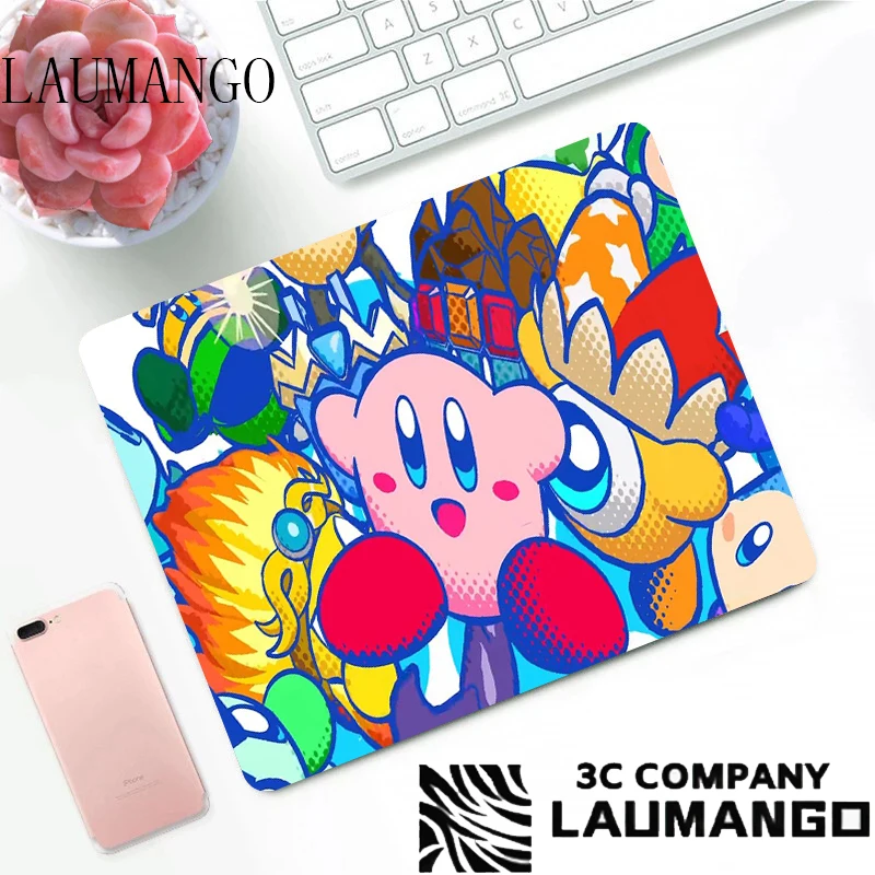 

Computer Desk Mat K-Kirbys Anime Mouse Pad Gamer Gaming Accessories Mousepad Glass Cabinet Pc Mats Keyboard Carpet Mause Laptops