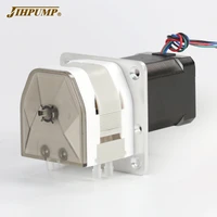 jihpump 24v stepper motor 4 roller peristaltic pump circulation corrosion resistant mini dosing pump 220v with multi channel
