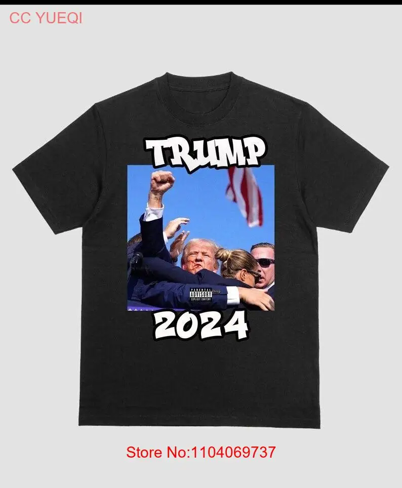 Графическая футболка с попыткой убийства Дональда Трампа 2024