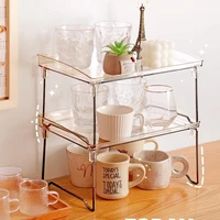 folding cosmetic toilet bathroom shelf the kitchen can be stacked with side dishes desktop storage rack