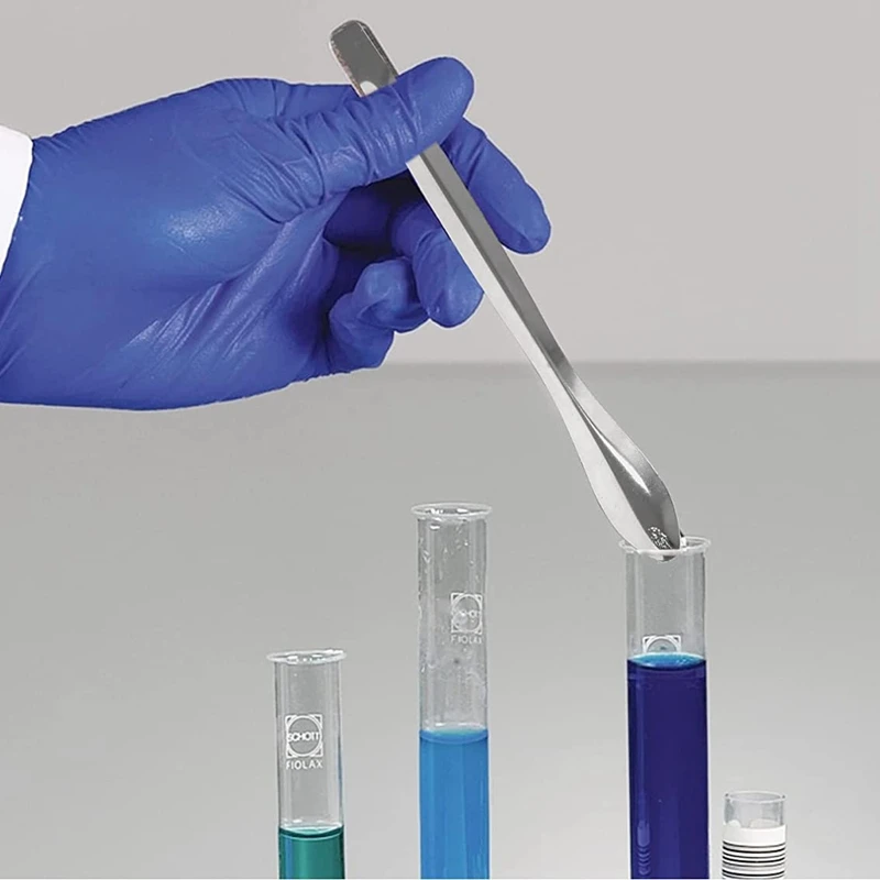 Лабораторная лопатка из нержавеющей стали 15 шт. ложка микросковородки для отбора и смешивания реагентов.