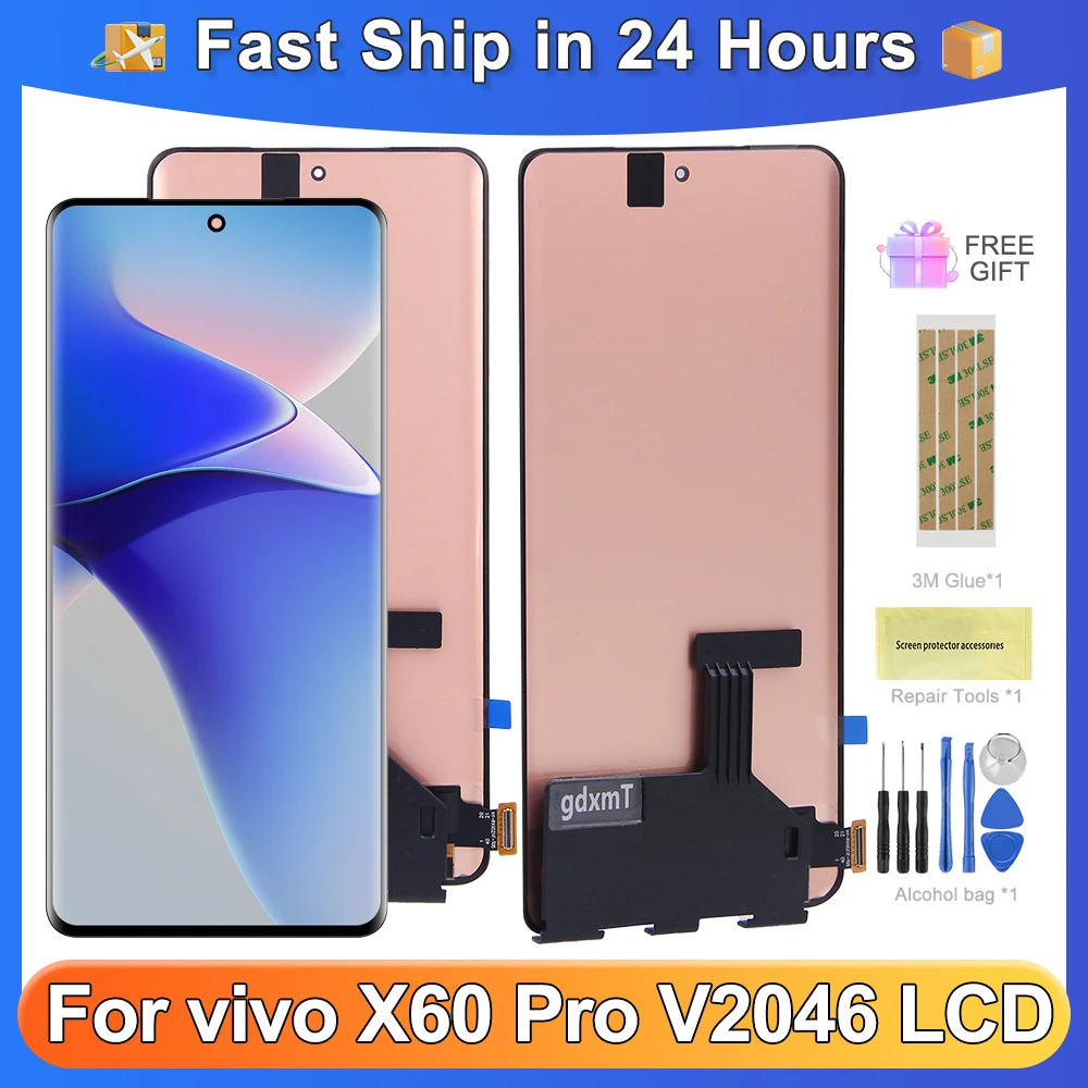 ДЛЯ VIVO X60 Pro для vivo X60Pro 6 56 ''v2046 ЖК-дисплей