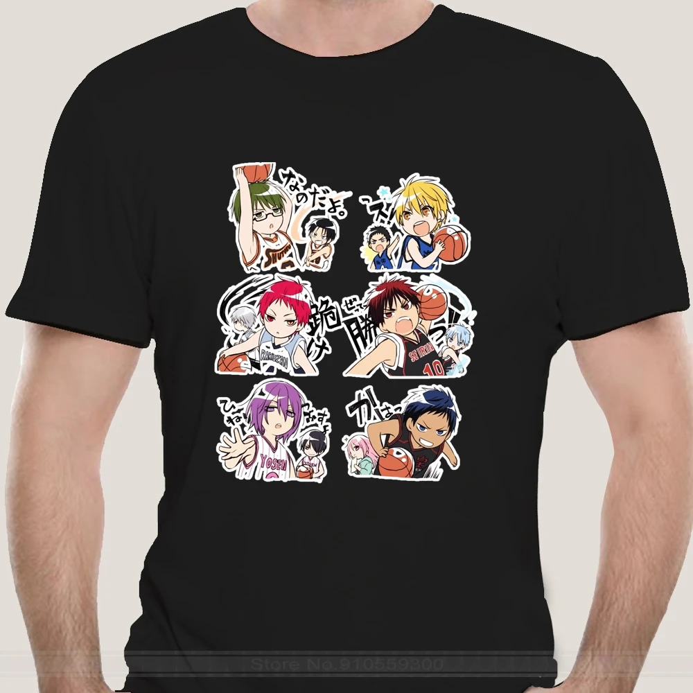 

male brand teeshirt men summer cotton t shirt T-SHIRT KUROKO NO BASKET ANIME MANGA FUMETTO COMIC FUNNY