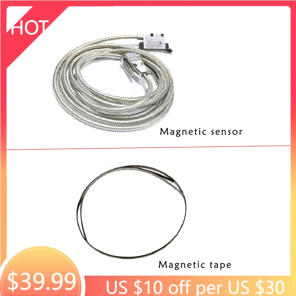 High Precision Magnetic Sensor Strip 5V 5um Tape Magnet Encoder with 3 Meter Cable
