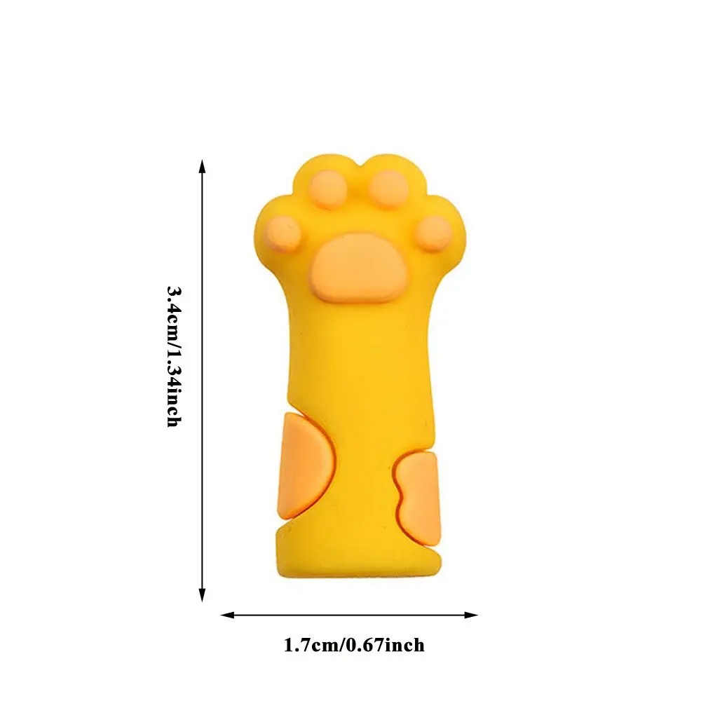 Кошачья лапа силиконовый чехол для кутикулы ножниц рукав защитные чехлы пинцет