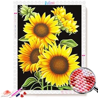5d diy sunflowers diamond painting colorful cross stitch diamond embroidery picture of rhinestones home decor