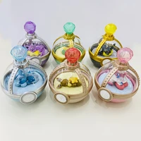 takara tomy pokemon pikachu eevee popplio sleeping action figure model toys collectibles for fans gift