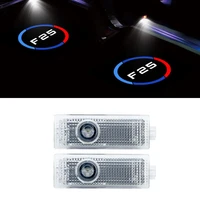 2pcs led car door welcome light for bmw x3 model f25 car logo projector lamp automobile external accessories laser spot light