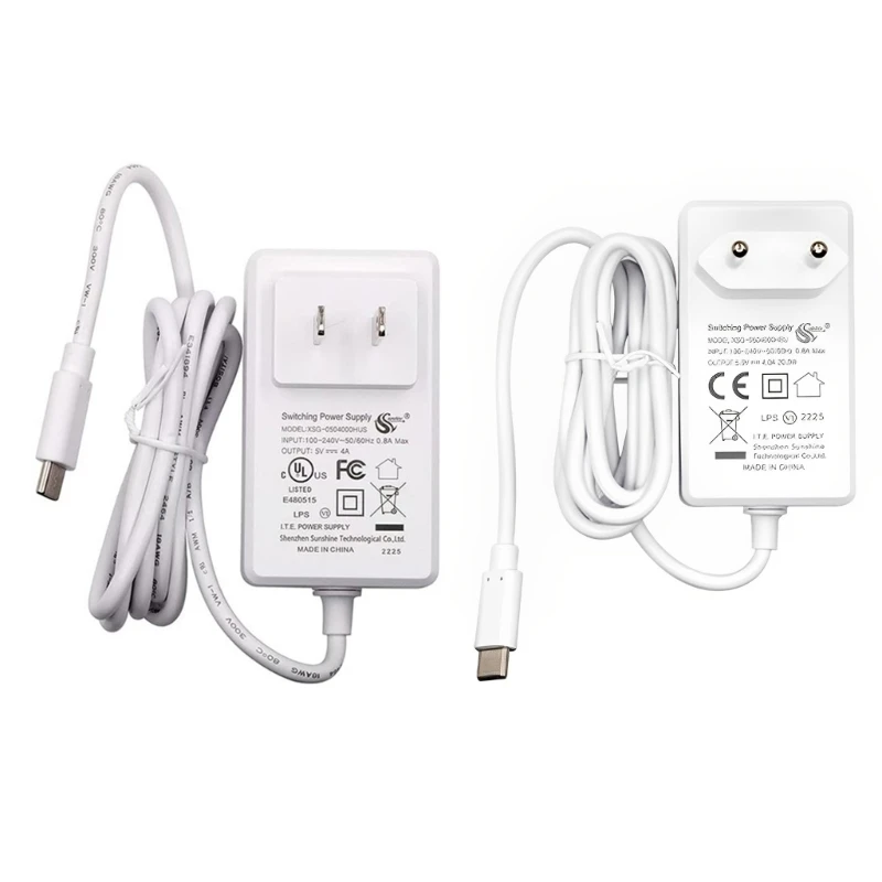 

Power Supply Charger AC Adapter Cord 5V 4A USB C Adapter for Orange Pi 800 /4Lts