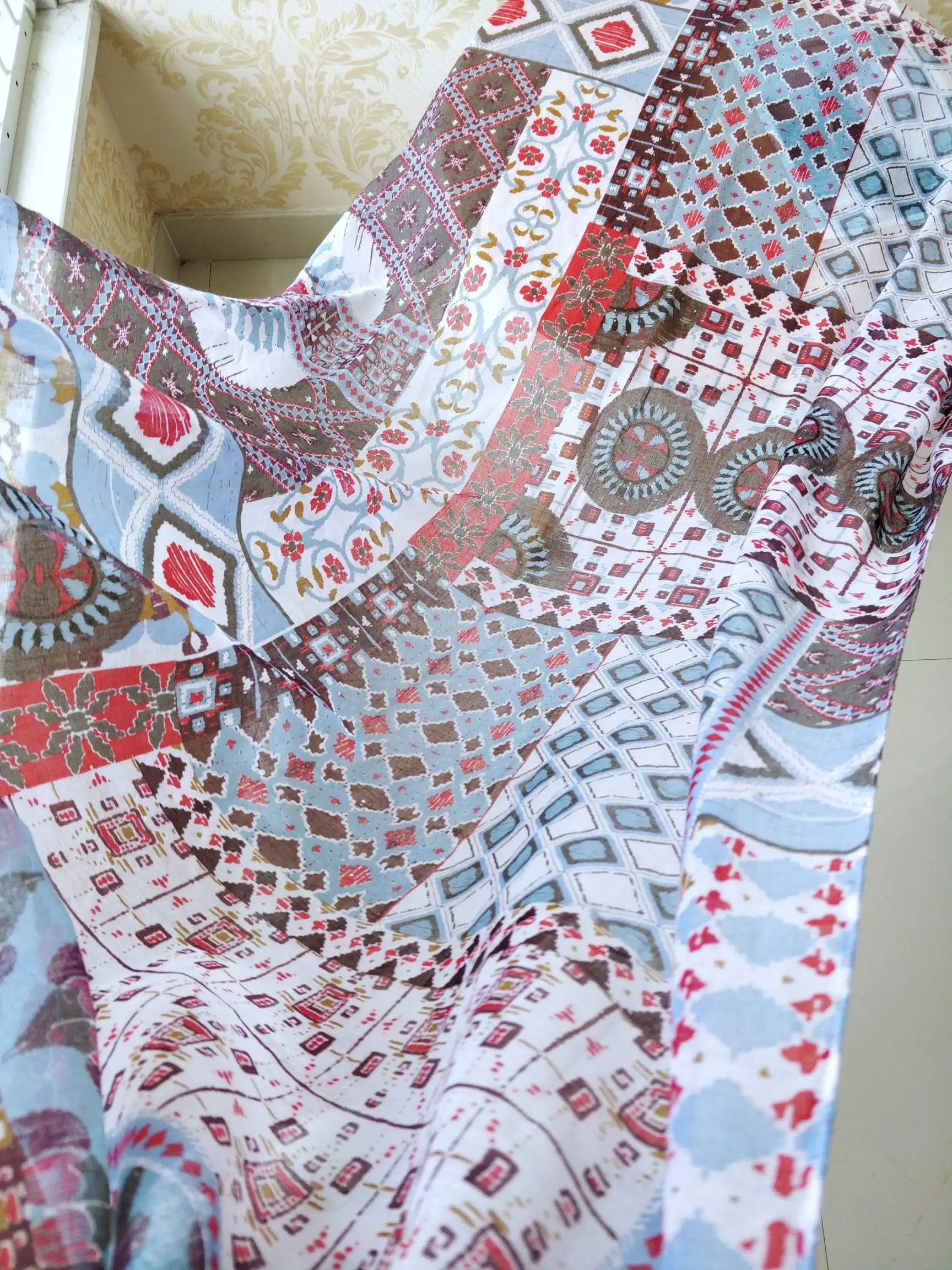 Международная торговля оригинальным испанским принтом вышивки пляжный