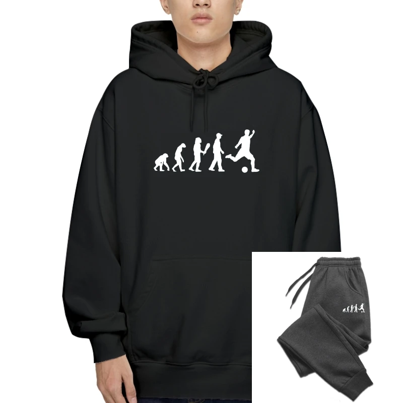 

Outerwear Mens Evolution Soccer Individuated M L Xl Football Sport Humor Human