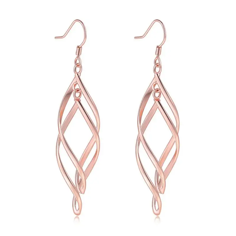

Temperament Drop Earring Vintage Trendy Design Female Earrings Exaggerated Drop Earrings Jewelry Gifts Hollow Earrings Metal