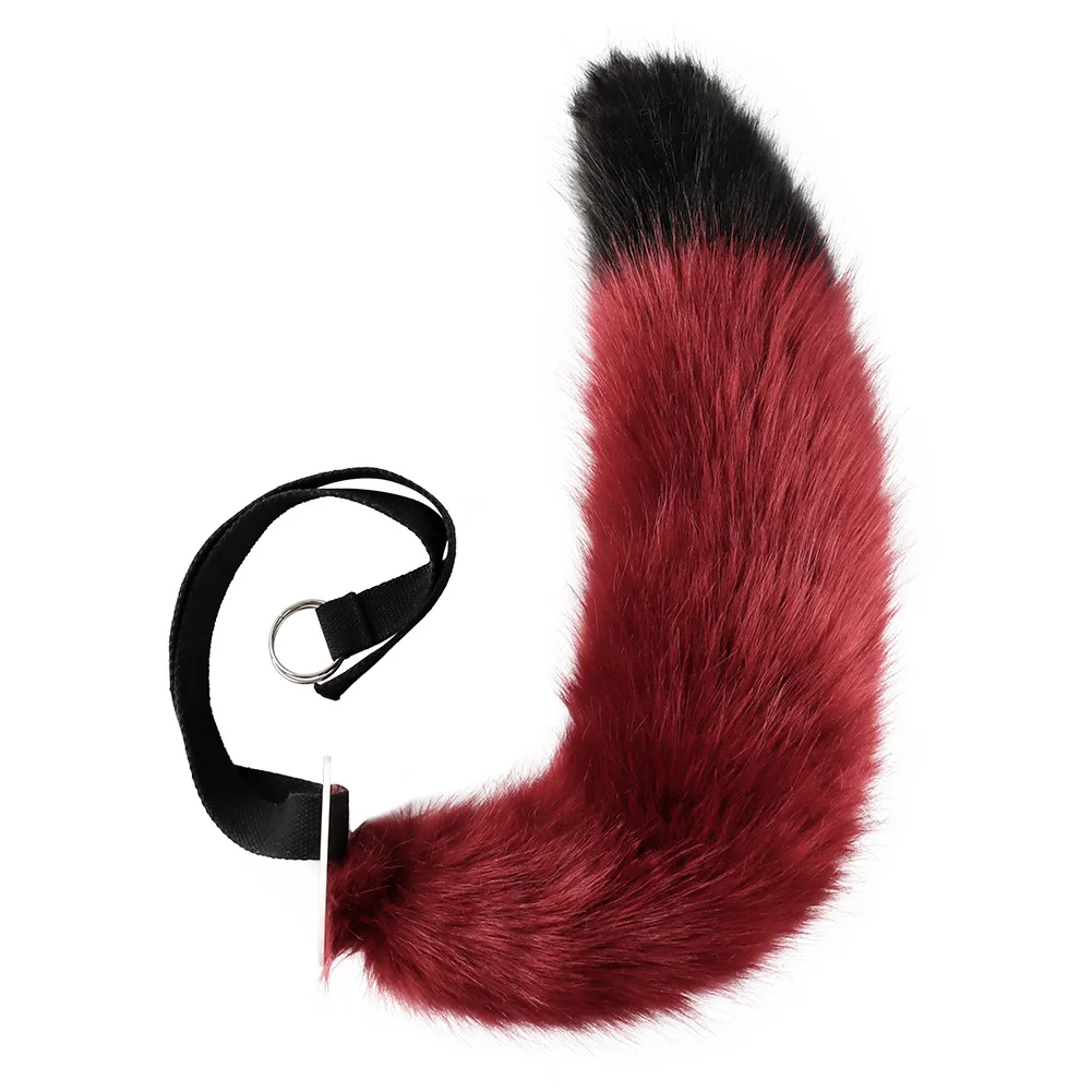 Реквизит для косплея из искусственного лисьего хвоста ручная работа плюшевый