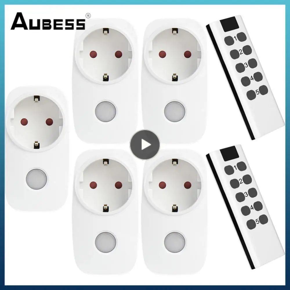 Розетка электрическая с дистанционным управлением, 16 А, 433 МГц