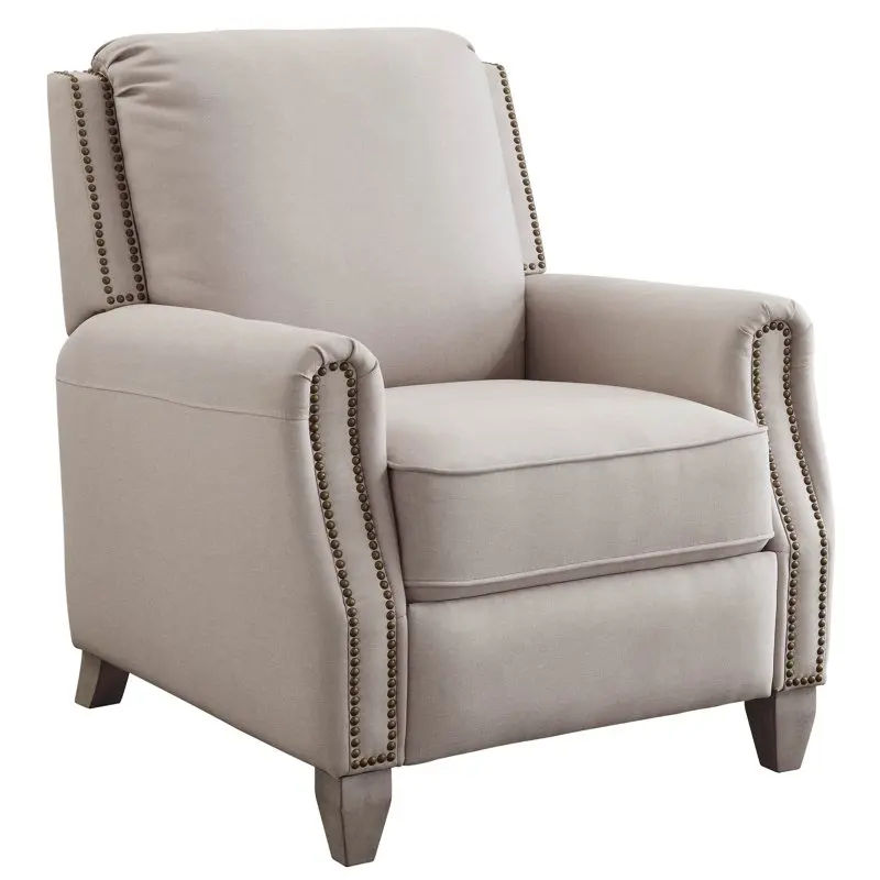 

Gardens Pushback Recliner, Taupe Fabric Upholstery