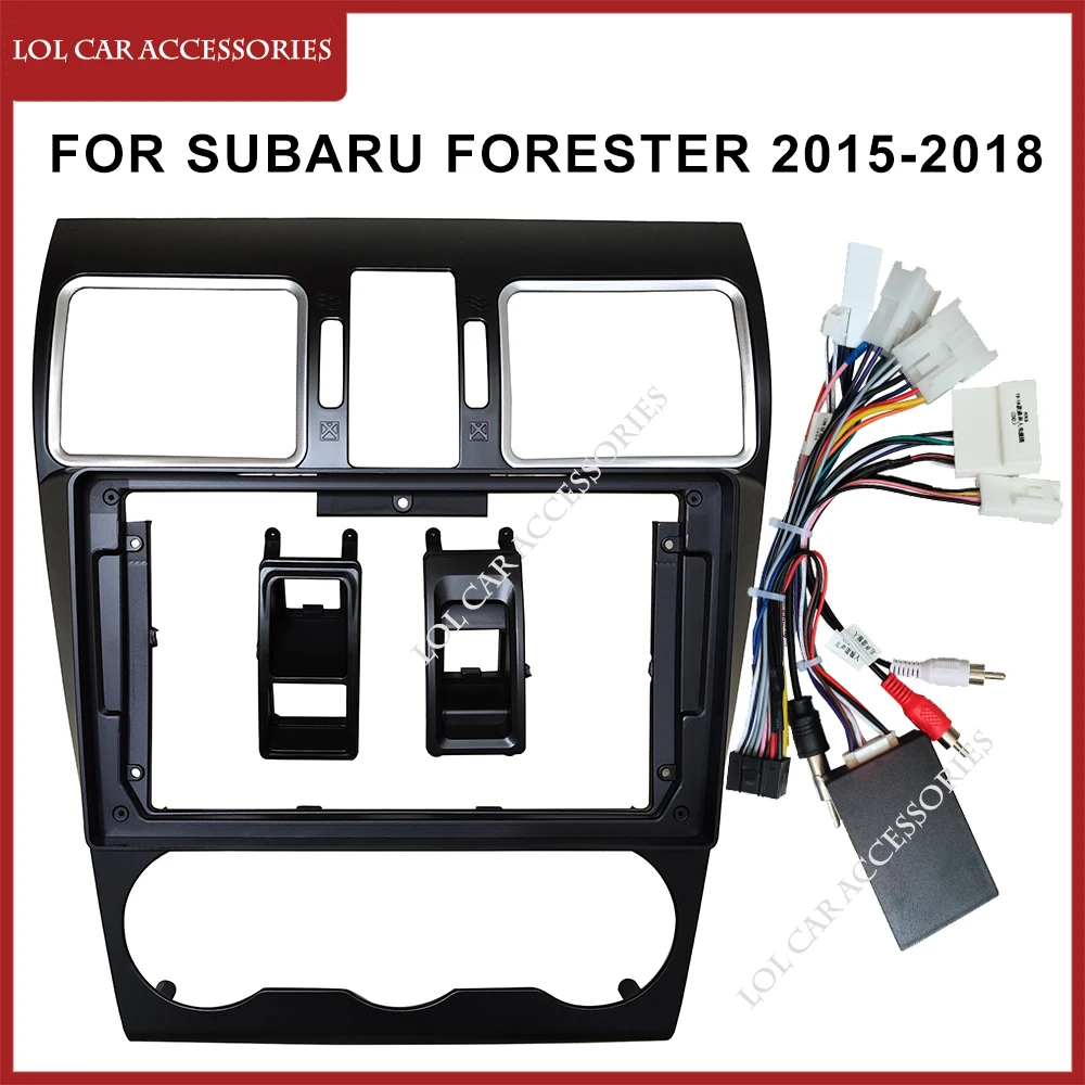 

9 Inch Car Radio Fascias For SUBARU FORESTER 2015-2018 Head Unit 2 Din Panel DVD GPS MP5 Android Player Dash Frame Install