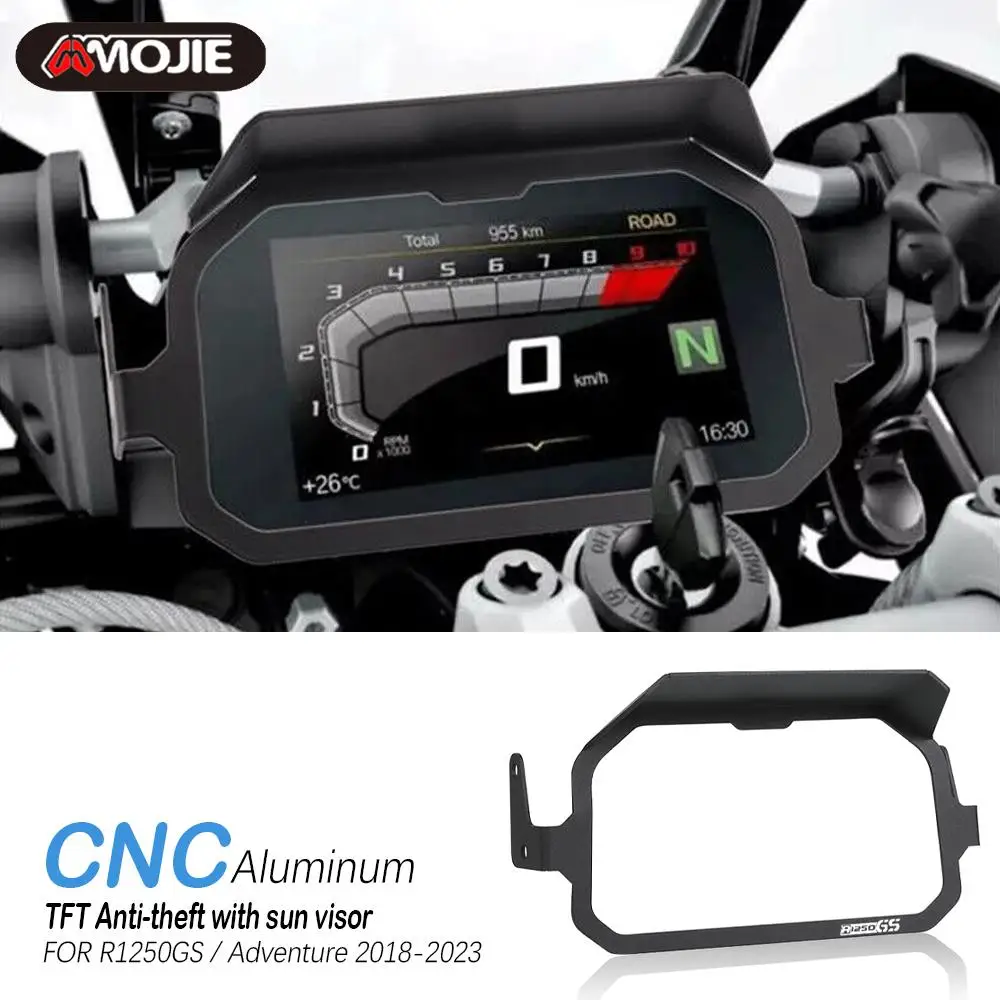 

For BMW R1250GS Adventure R 1200 GS ADV R1200GS LC R1250 HP Instrument Protector Cover TFT Anti Theft Protection With Sun Visor