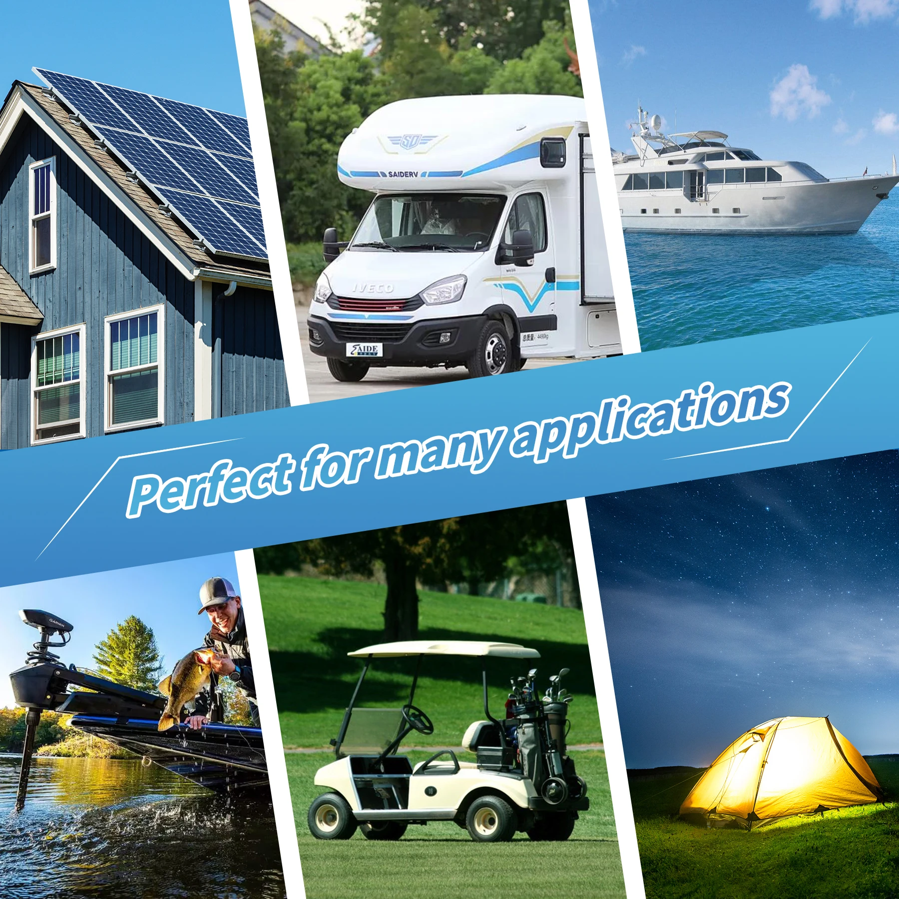 Новинка литий-железо-фосфатный аккумулятор 12 8 В 50 Ач глубокий цикл Встроенный BMS