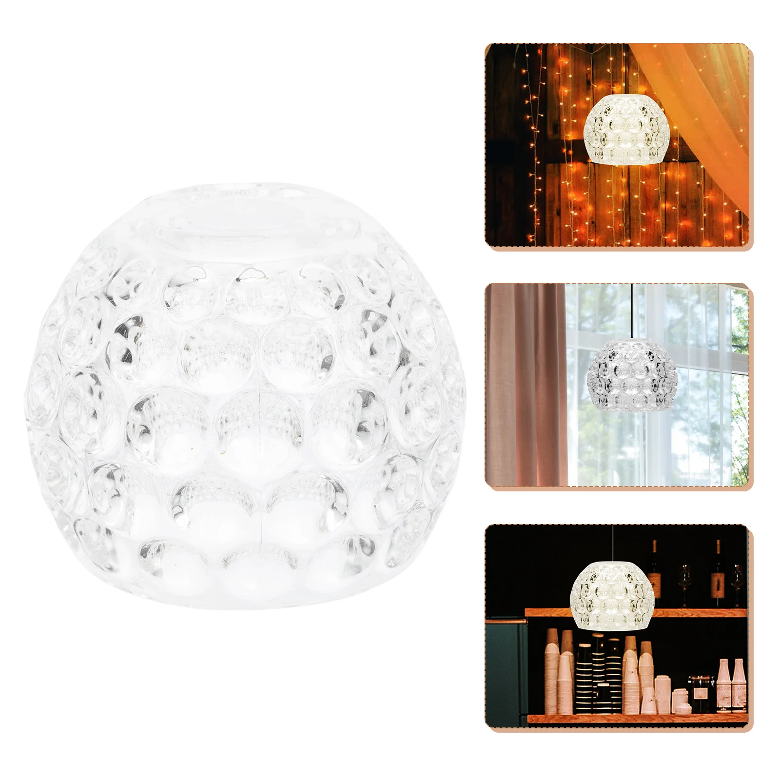 

Creative Glass Ceiling Light Lampshade Artistic Light Cover Stylish Lamp Decor Part