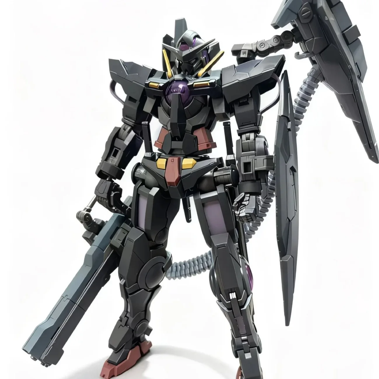 Фото Новая модель Siyanzai KO Exia i GN-001, экшн-фигурка, масштаб 1/100, сборная модель, комплект 00, аниме-фигурка, декор комнаты, подарок на день рождения №3