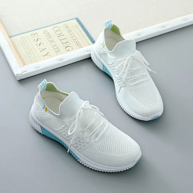 Туфли женские теннисные классические повседневные кроссовки на плоской подошве