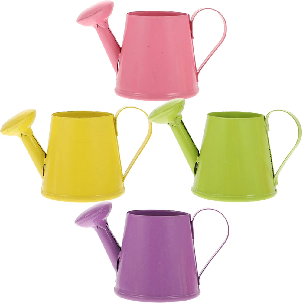 

4 pcs Small Watering Cans Watering Can Flower Watering Kettle for Kids