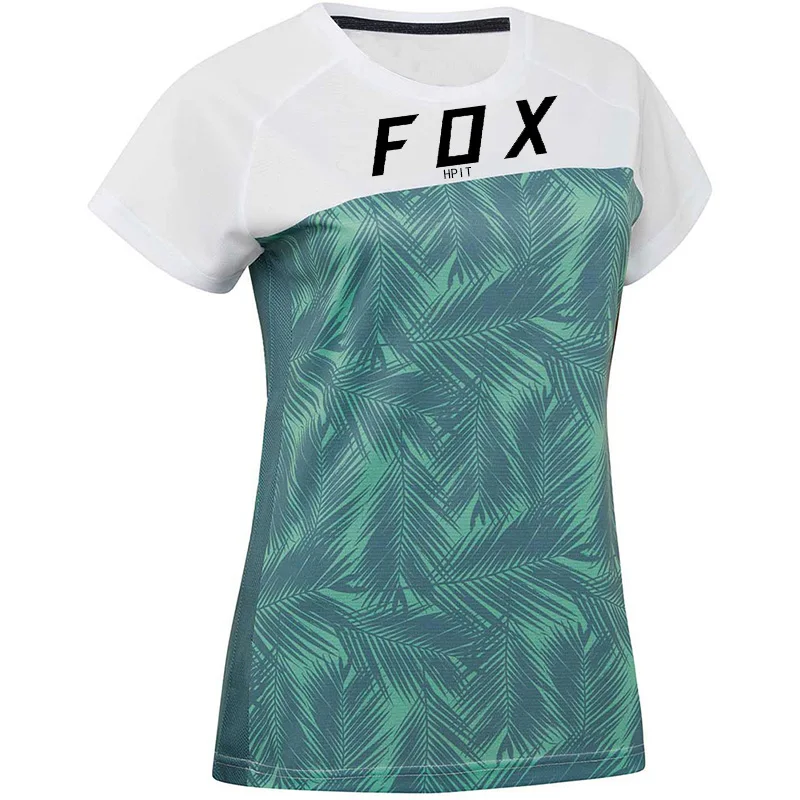 

2022 Women's Downhill Jersey hpit fox Mountain Bike MTB Shirt Offroad DH Motorcycle Jersey Motocross Sportwear Clothing FXR Bike