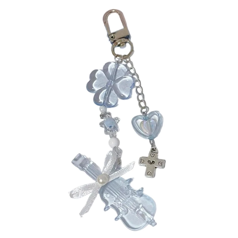 Бисерная цепочка для телефона модная подвеска-брелок со скрипкой женщин