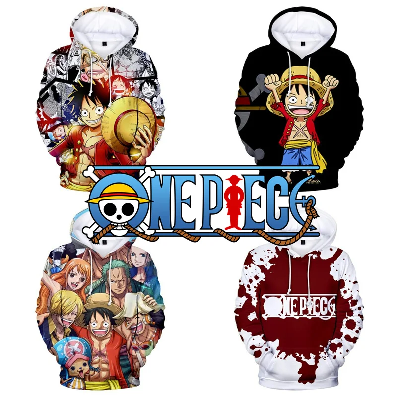 

Roronoa Zoro Nami One Piece Anime Figure Hoodie Sweatshirt Monkey D. Luffy Oversized Cosplay Trafalgar Law Men Outerwear Tops