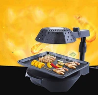 Far Infrared Electric Grill Baking Tray Korean Commercial Indoor Home Smokeless Home Rotating Barbecue Machine