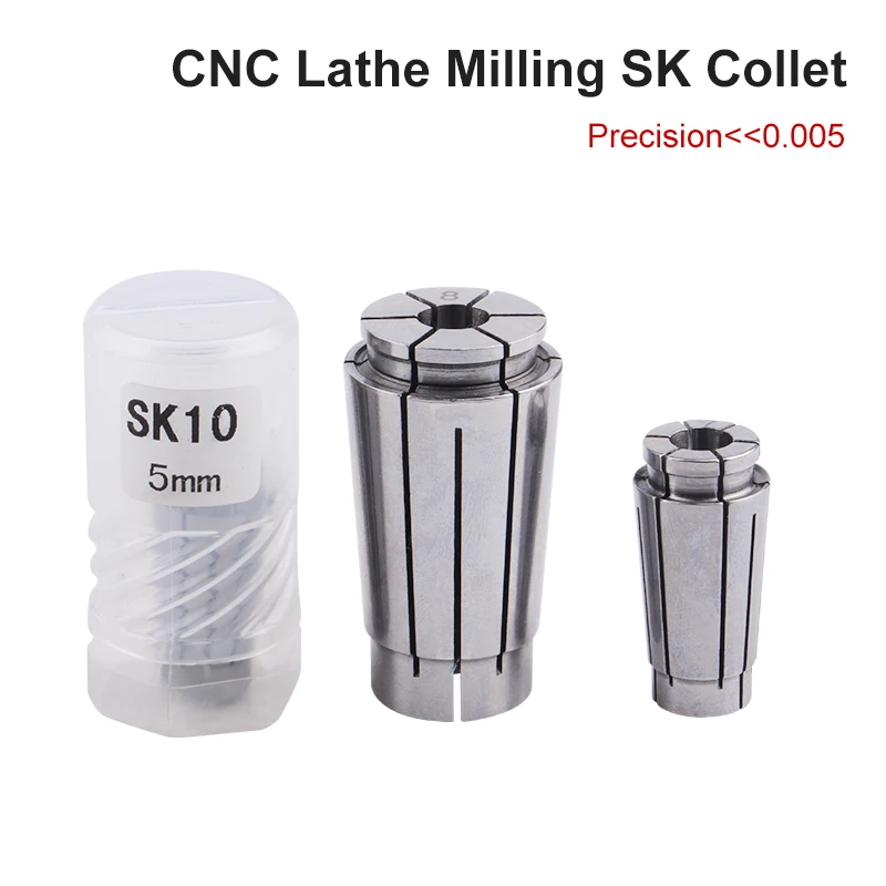 High Precision 0.005 Lathe Tool Rest Chuck Sk Chuck SK6 SK10 CNC Milling Cutter Drill Spring Machine Center Chuck Chuck 1~10mm