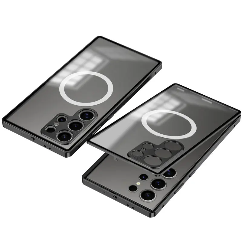 wstrząsy etui na telefon Samsung Galaxy S24 Ultra z przezroczystym matowym twardym