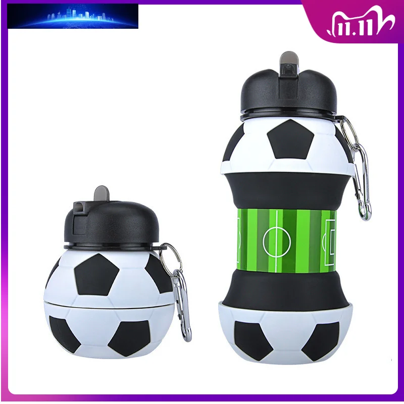 

Portable Fold Water Bottle Travel Hiking Office School Leakproof Sports Plastic Kettle Durable Healthy Material Kid Water Bottle