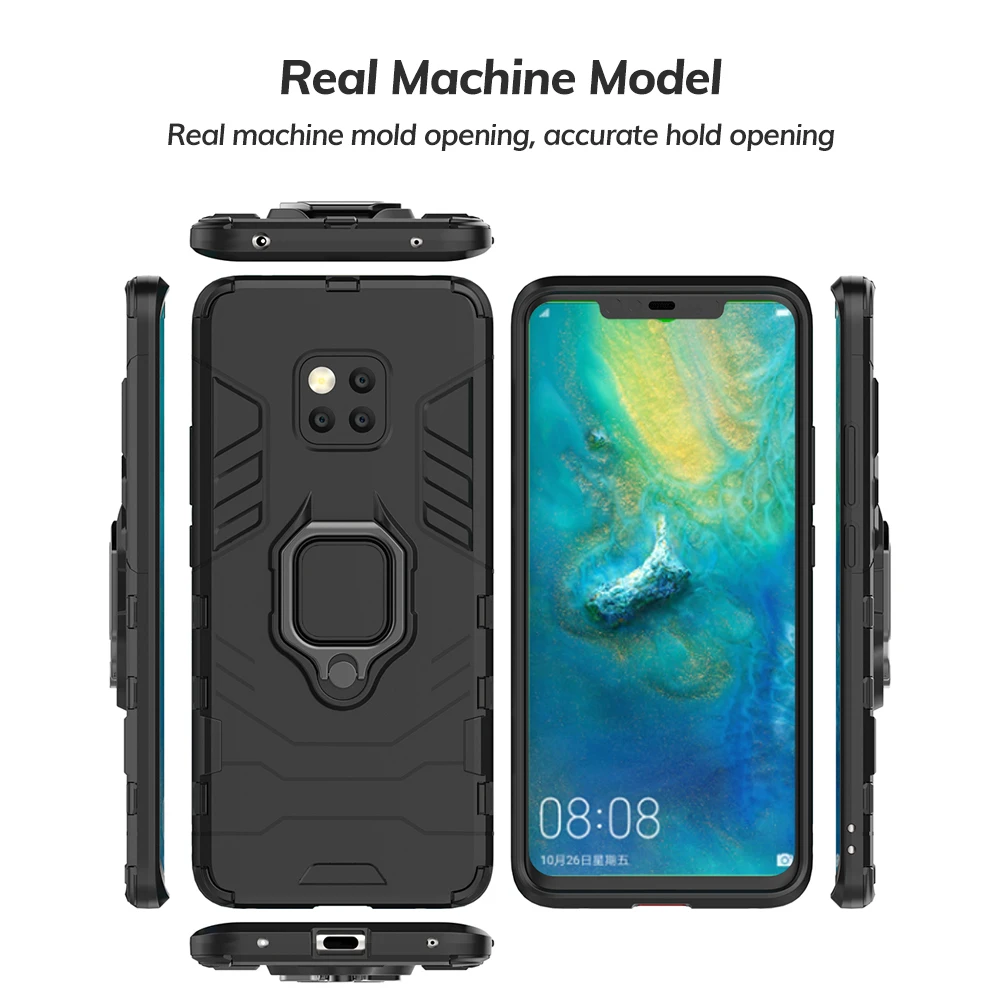 UFLAXE Original Shockproof Case for Huawei Mate 20 / 20 Pro / Mate 20X Back Cover Hard Casing with Ring Stand enlarge