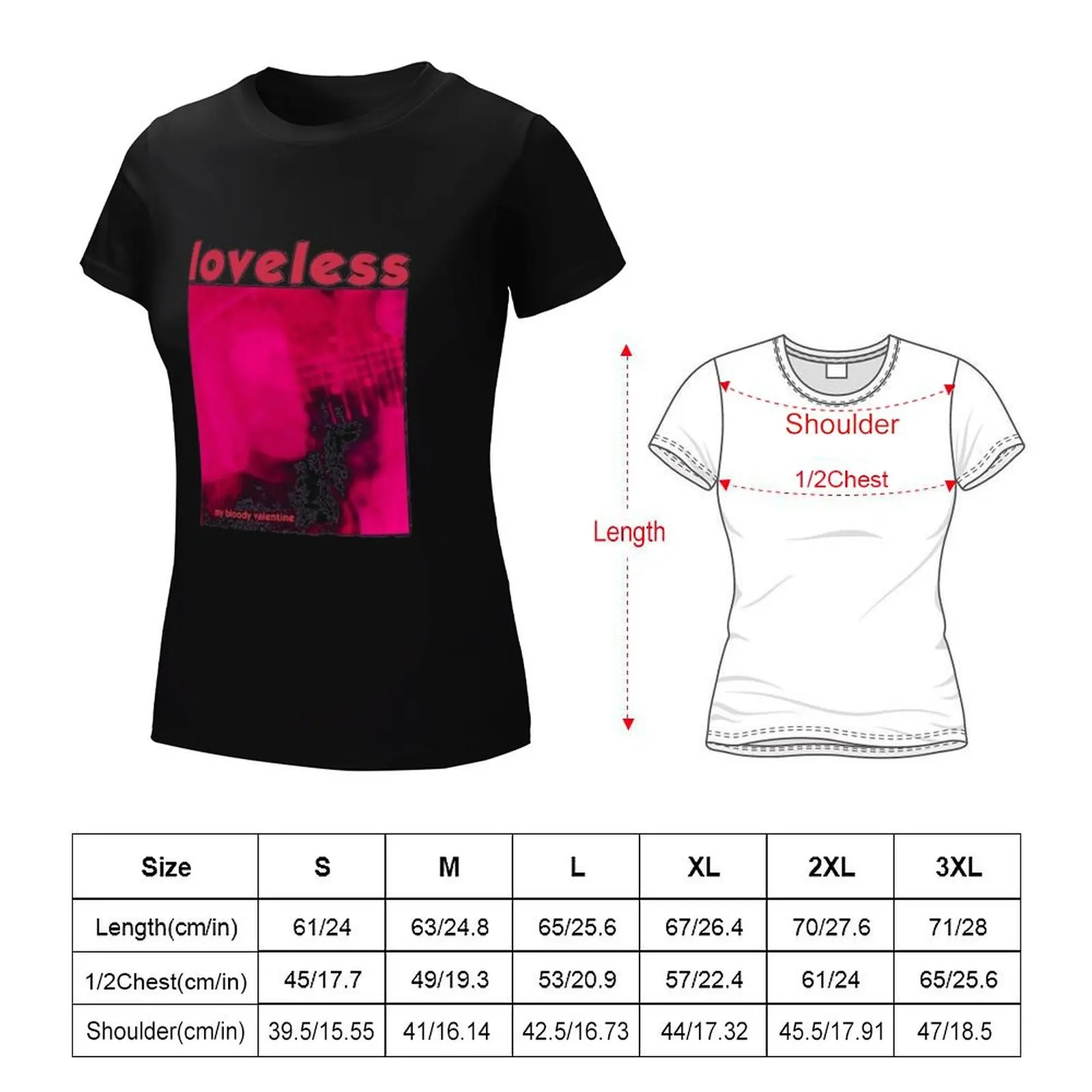 My Bloody Valentine Loveless par TheWiredStore футболка корейская мода женские милые топы эстетичная