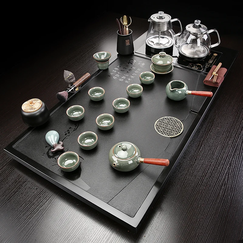 

Керамический сервис кунг-фу, аксессуары, кружки, Gaiwan фарфоровый чайник, чайный набор, набор для заваривания, набор xicдеров, столовая посуда YX50TS