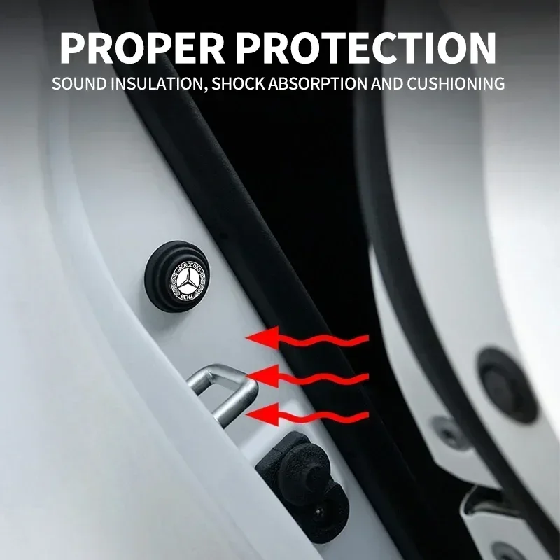 Противоударная накладка на дверь автомобиля силиконовая наклейка для Mercedes Benz W203