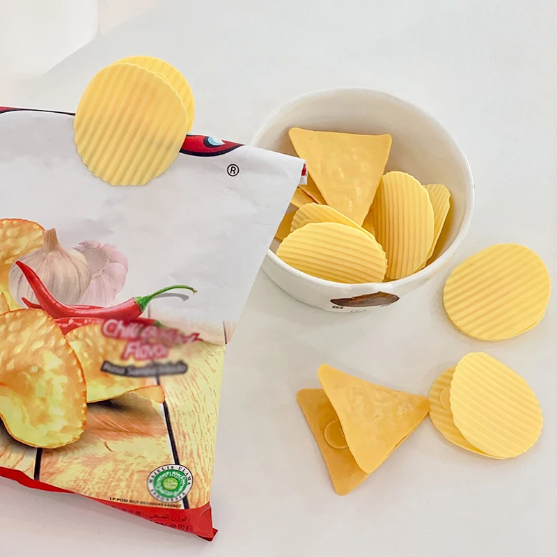 

6X Creative Food Sealing Clips Storage Potato Chips Clamps Snacks Gadgets Kitchen Cooked Food Preserving Clips Invoice Organizer