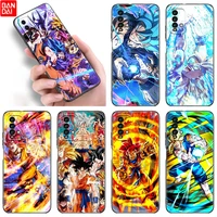 anime dragon ball z goku aesthetic case for xiaomi redmi note 11 11s 11t 11e 10 10t 10s 9s 8t 9 8 7 pro 5g soft cover