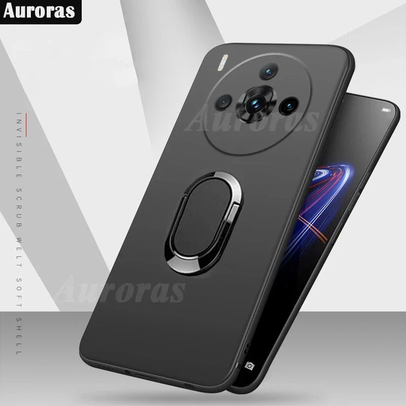 Auroras для Nubia Z60S Z50S pro Чехол с магнитным держателем матовый Силиконовый мягкий