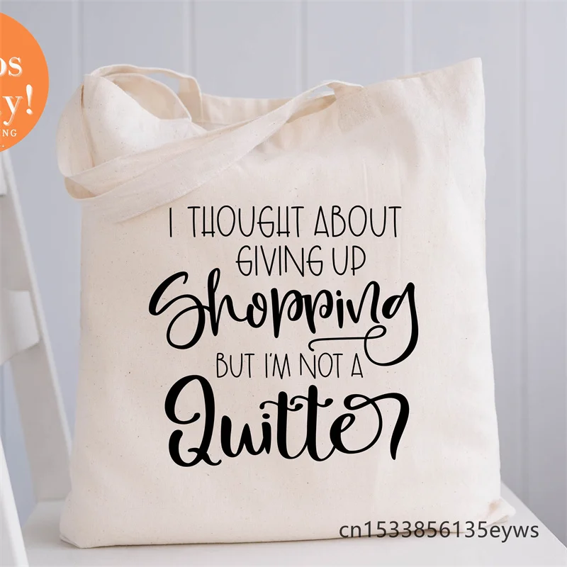 

Я думал отдавать покупку, но я не теряю графику, хипстерские сумки-тоуты для покупок с мультяшным принтом, женская сумка-шоппер