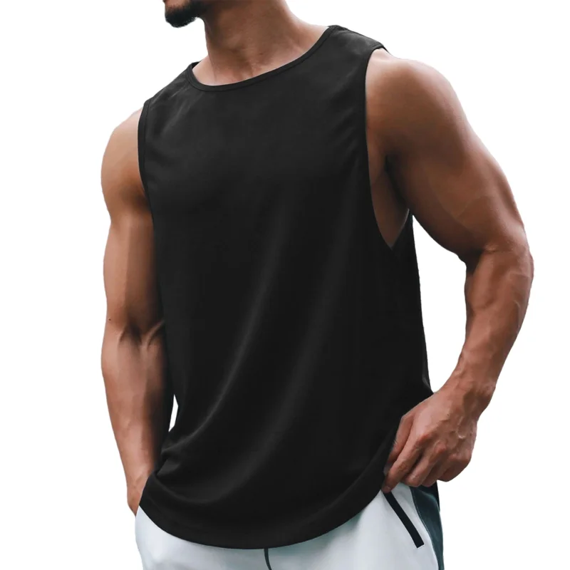 

sleeveless shirt Male mesh breathable Sports vest Undershirt Gyms Running vest men