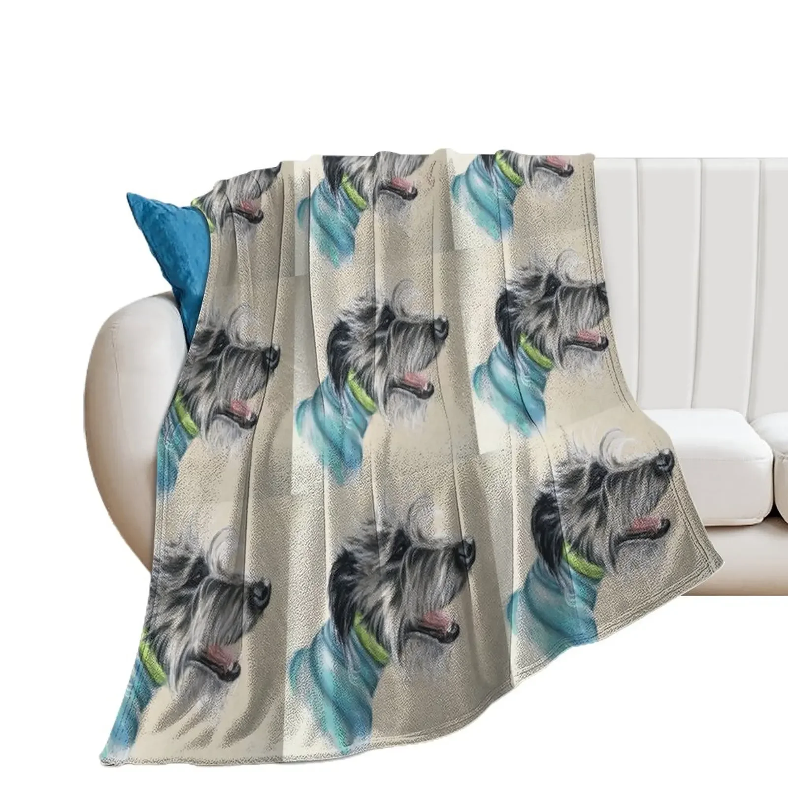 Скраффилурчер синий джемпер одеяло одеяла диваны украшения Косплей Аниме