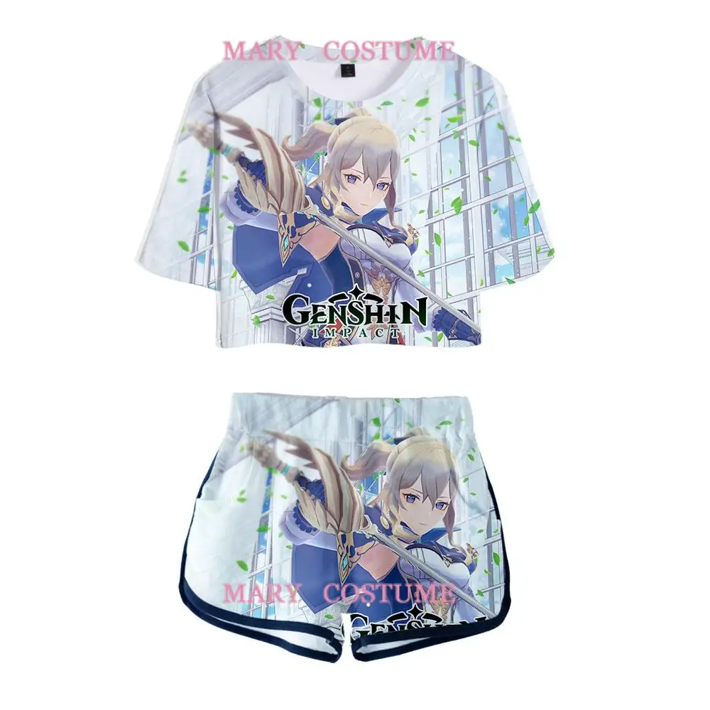 

Рубашка телескопическая Женская, Модный комплект из двух предметов, 3d-стиль, Umbilical блузка в повседневном стиле, лето