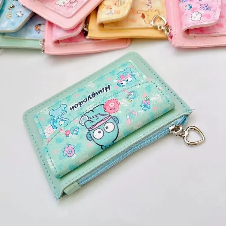 Sanrio kuromi кошелек hello kitty японский милый мультфильм девушка для монет держатель