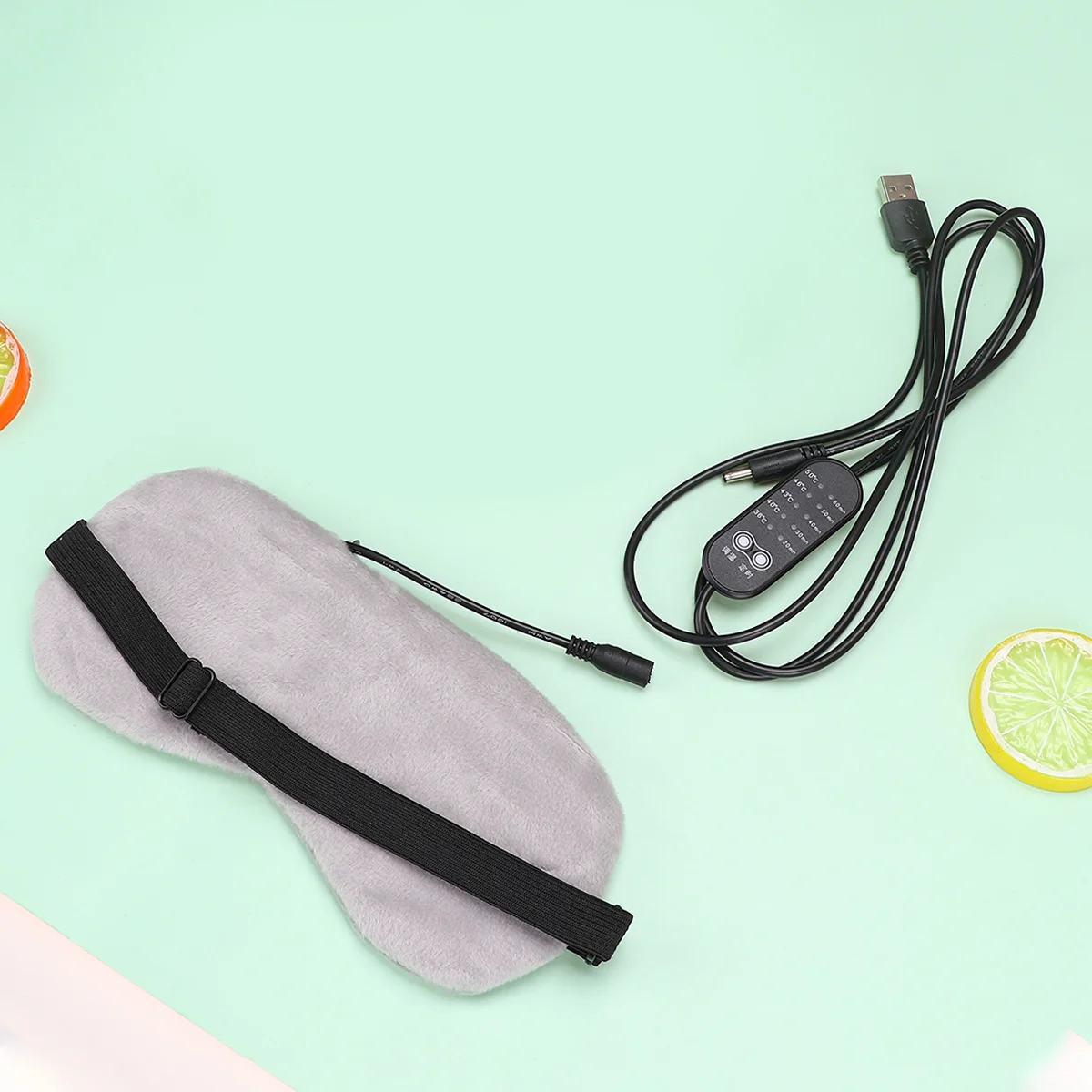 

Наглазник с контролем температуры с подогревом, USB, повязка на глаза с контролем времени, накладка с горячим компрессом