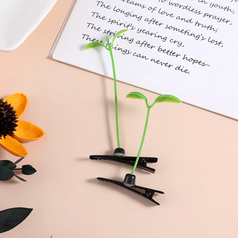 

40pcs Decorative Hair Clips Bean Sprout Hair Barrettes Children Hair Clips Party Supply