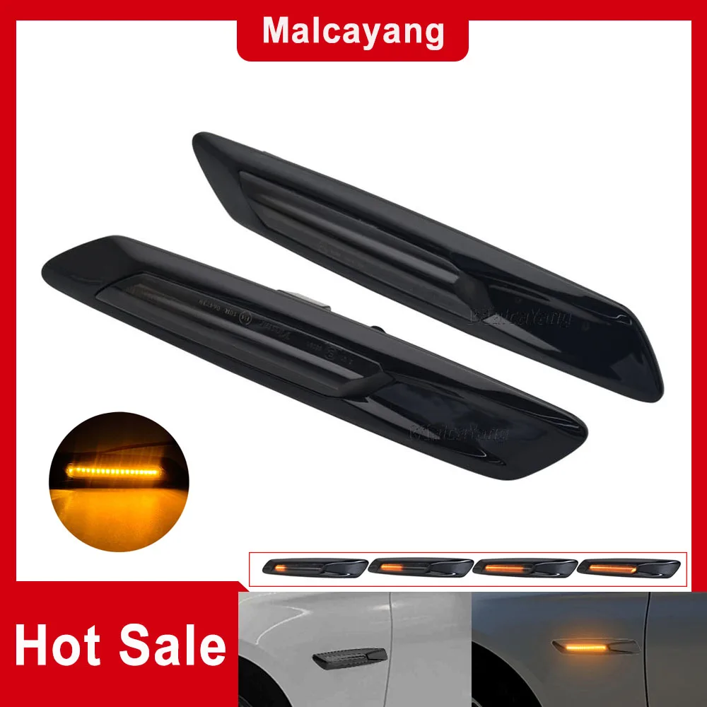 Указатели поворота для BMW 2 шт. боковые габаритные огни 1 3 5 серии F30 E90 E91 E92 E93 E46 E60 E61