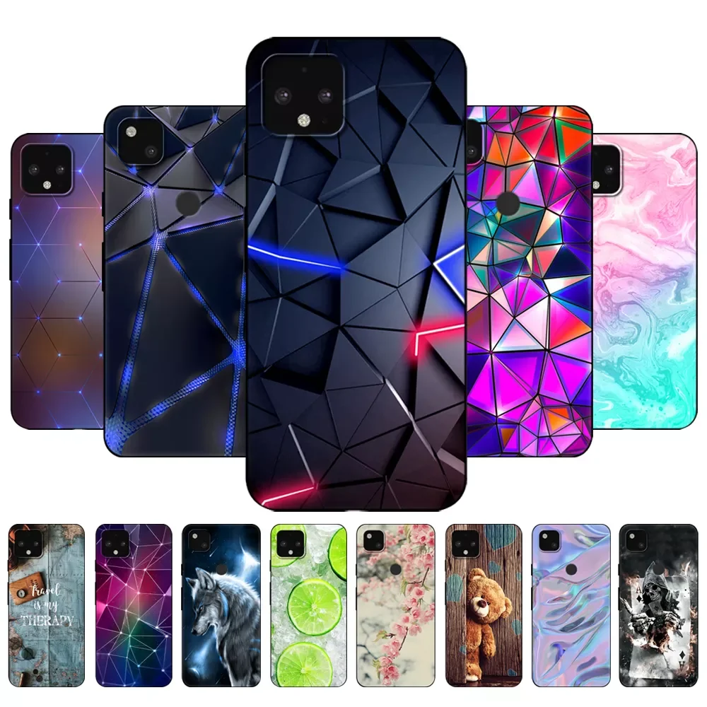 

For Google Pixel 4 Case Phone Back Cover For Google Pixel 4A 4G 5G Case For Google Pixel 4 XL Case Pixel4 4 a 4XL black tpu case