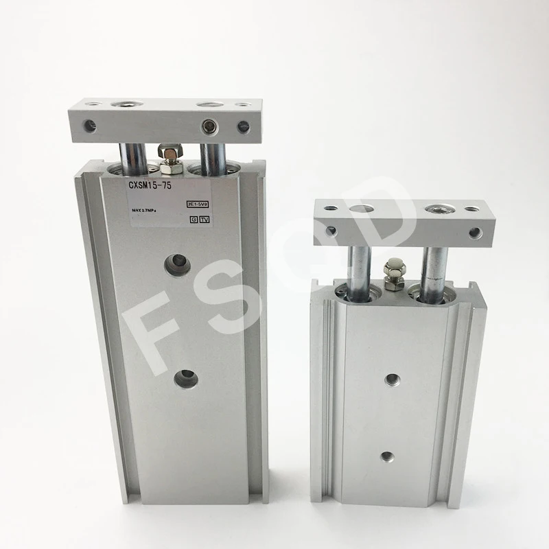 

Стандартный цилиндр с двумя стержнями, Стандартный пневматический компонент серии CXSM, есть в наличии